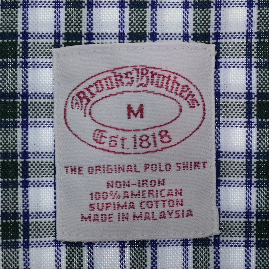 ブルックスブラザーズ Brooks Brothers Est.1818 長袖 ボタンダウンチェックシャツ メンズL /eaa351929