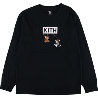 古着 キス KITH TOM and JERRY トムとジェリー キャラクタープリントロングTシャツ ロンT メンズL /eaa351511(Tシャツ/カットソー(半袖/袖なし))
