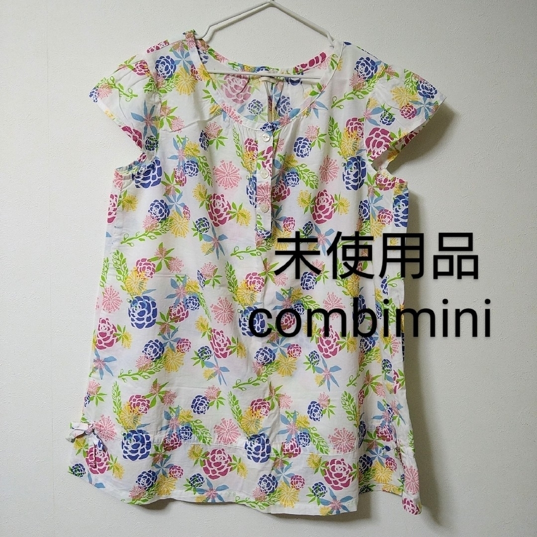 Combi mini(コンビミニ)のコンビミニ　レディース　花柄シャツ レディースのトップス(Tシャツ(半袖/袖なし))の商品写真