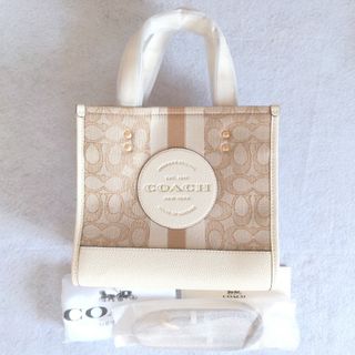 コーチ(COACH)のコーチ COACH トートバッグ ショルダーバック ベージュ ホワイト(トートバッグ)