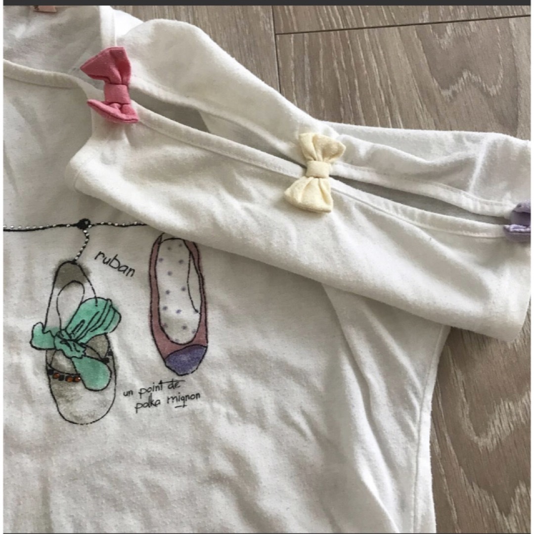 トップス キッズ/ベビー/マタニティのキッズ服女の子用(90cm~)(Tシャツ/カットソー)の商品写真