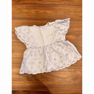 ザラキッズ(ZARA KIDS)のZARA 104cm レースシャツ(Tシャツ/カットソー)