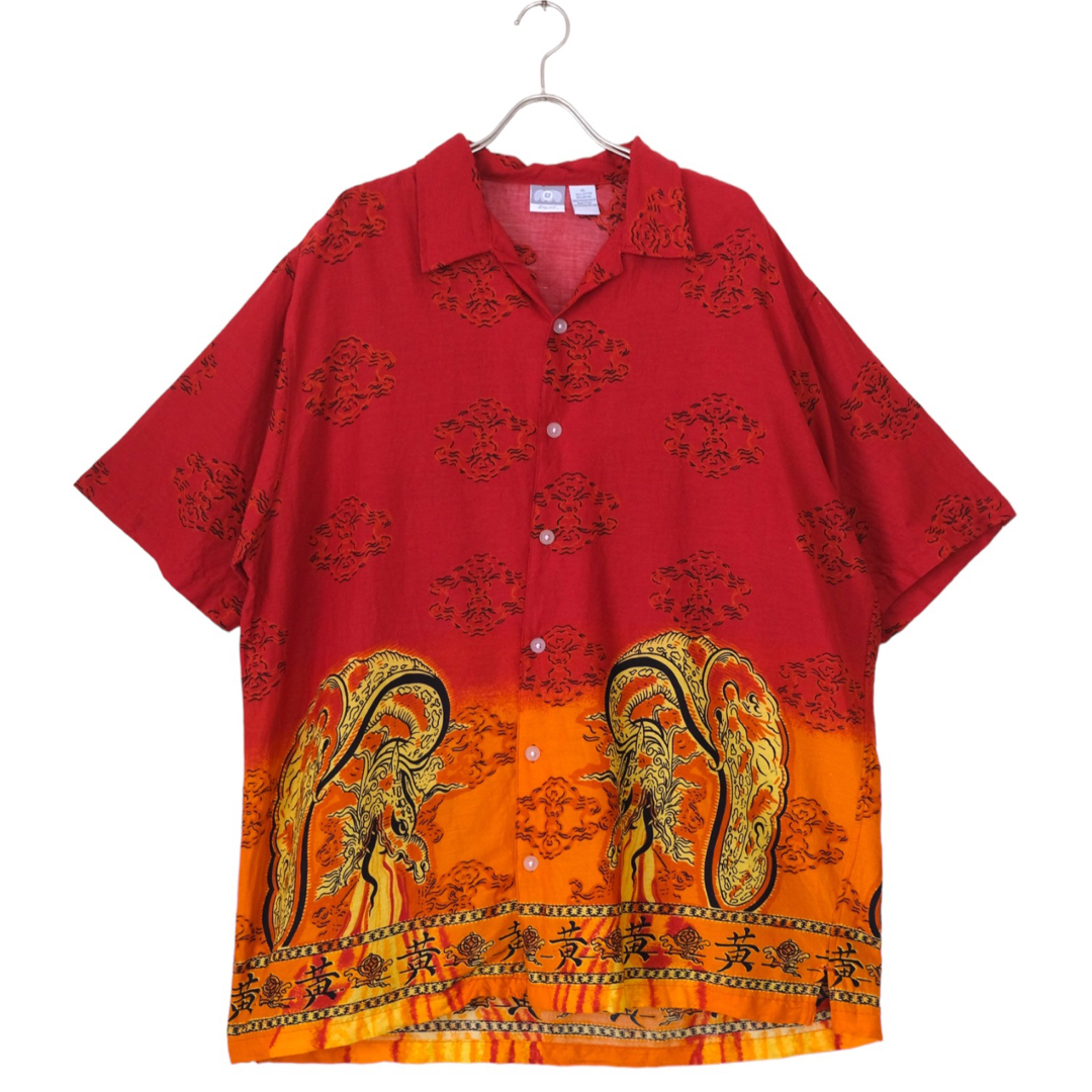 SSHS00322UTILITY Dragon Pattern Shirt