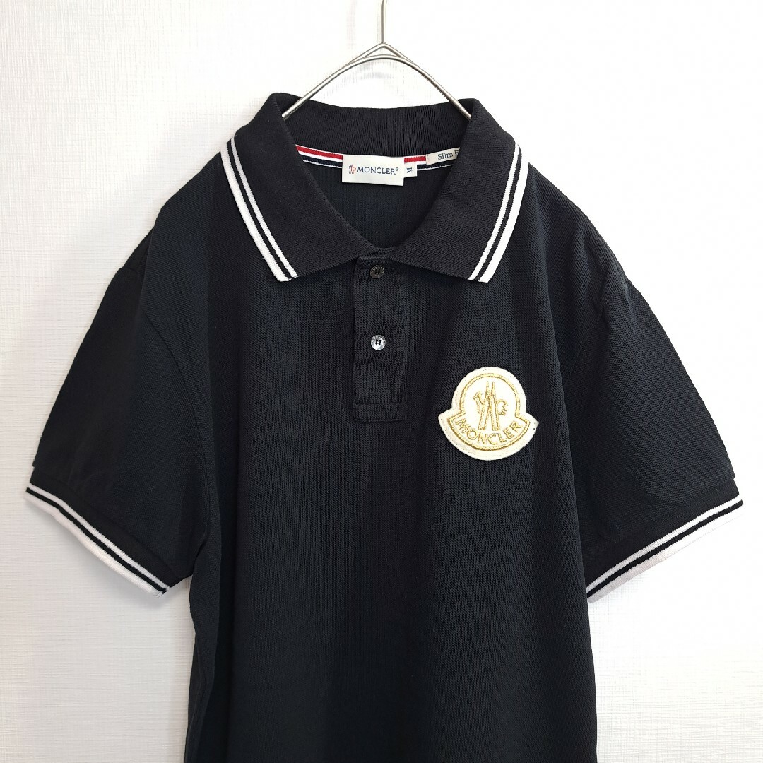 MONCLER - 【限定/希少】MONCLER モンクレール ポロシャツ 金ロゴ