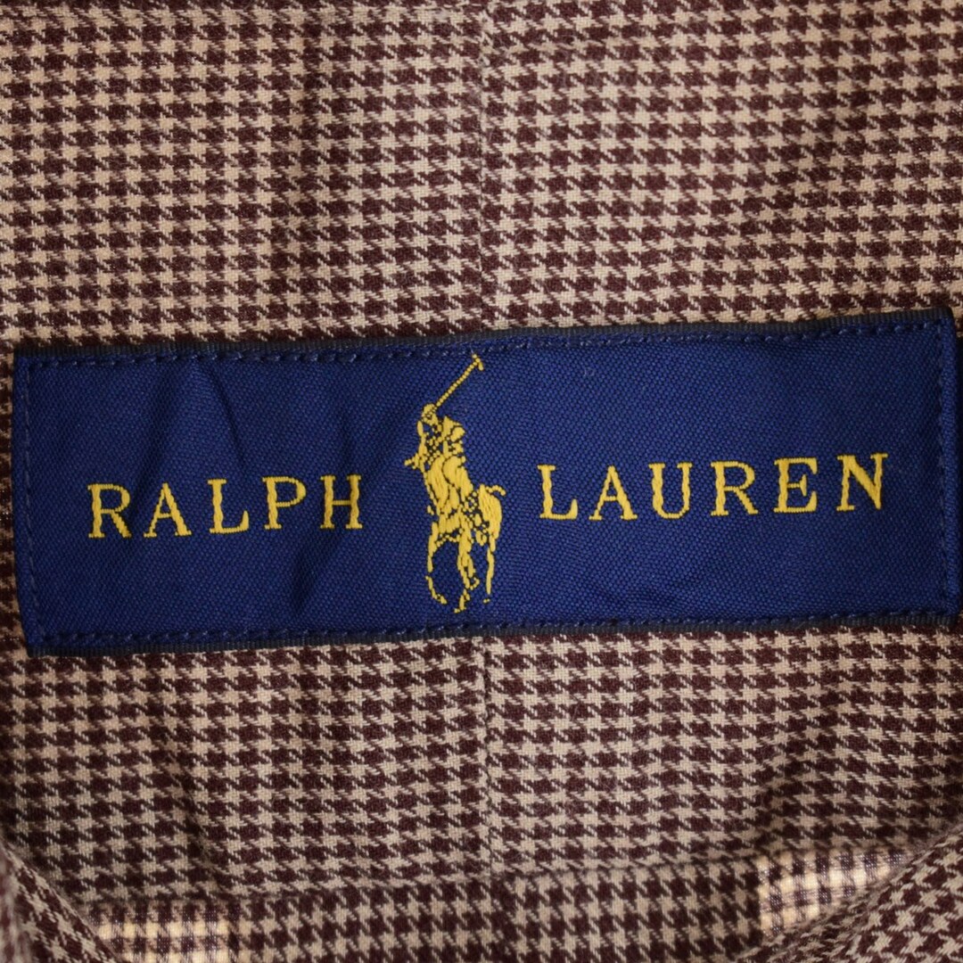 Ralph Lauren(ラルフローレン)の古着 ラルフローレン Ralph Lauren RALPH LAUREN 長袖 ボタンダウンチェックシャツ メンズM /eaa349964 メンズのトップス(シャツ)の商品写真