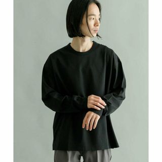 アーバンリサーチ(URBAN RESEARCH)の【BLACK】シルケットポンチロングスリーブ(Tシャツ/カットソー(半袖/袖なし))