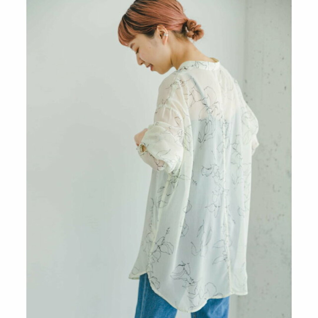 FLOWER】シアーヨウリュウバンドカラーシャツの通販 by URBAN RESEARCH ITEMS|ラクマ シャツ ブラウス シアーヨウリュウバンドカラーシャツ