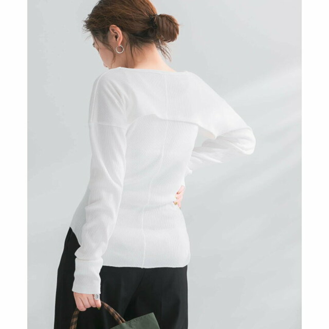 【WHITE】『別注』Healthknit*URBAN RESEARCH レイヤードカットソー