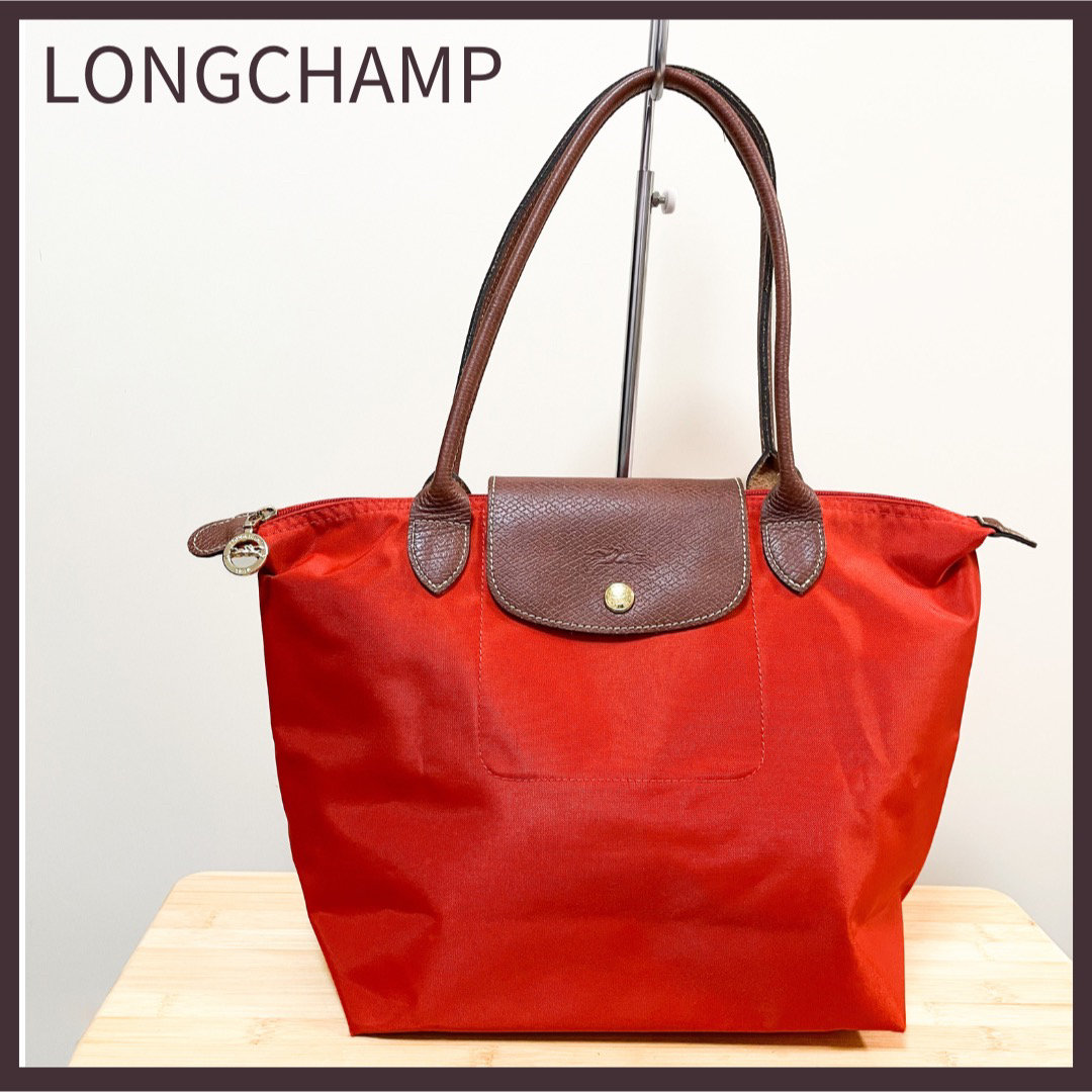 LONGCHAMP ロンシャン ナイロン トートバッグ オレンジ