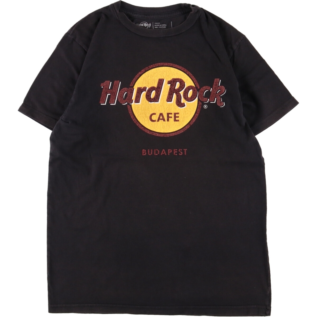 ハードロックカフェ HARD ROCK CAFE BUDAPEST アドバタイジングTシャツ メンズS /eaa349421