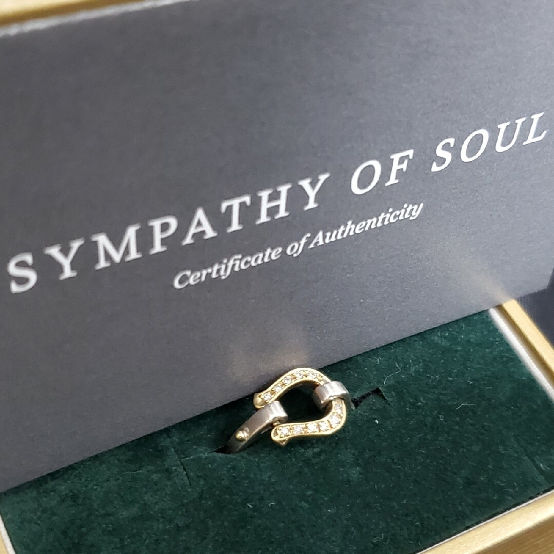 SYMPATHY OF SOUL(シンパシーオブソウル)のSYMPATHY OF SOUL K18リング SOSfp エスオーエスエフピー メンズのアクセサリー(リング(指輪))の商品写真