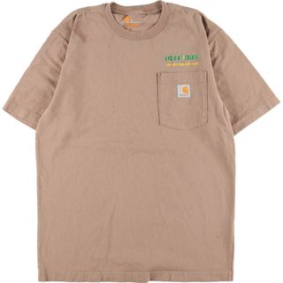 カーハート(carhartt)の古着 カーハート Carhartt ORIGINAL FIT 半袖 ワンポイントロゴポケットTシャツ メンズM /eaa350731(Tシャツ/カットソー(半袖/袖なし))