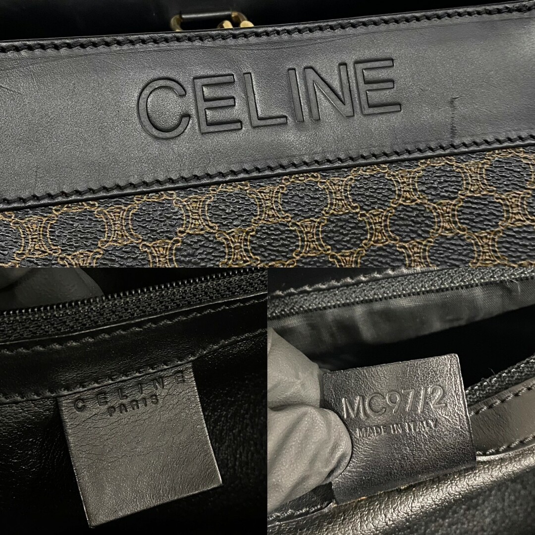 celine - 極 美品 CELINE セリーヌ ヴィンテージ マカダム ブラゾン