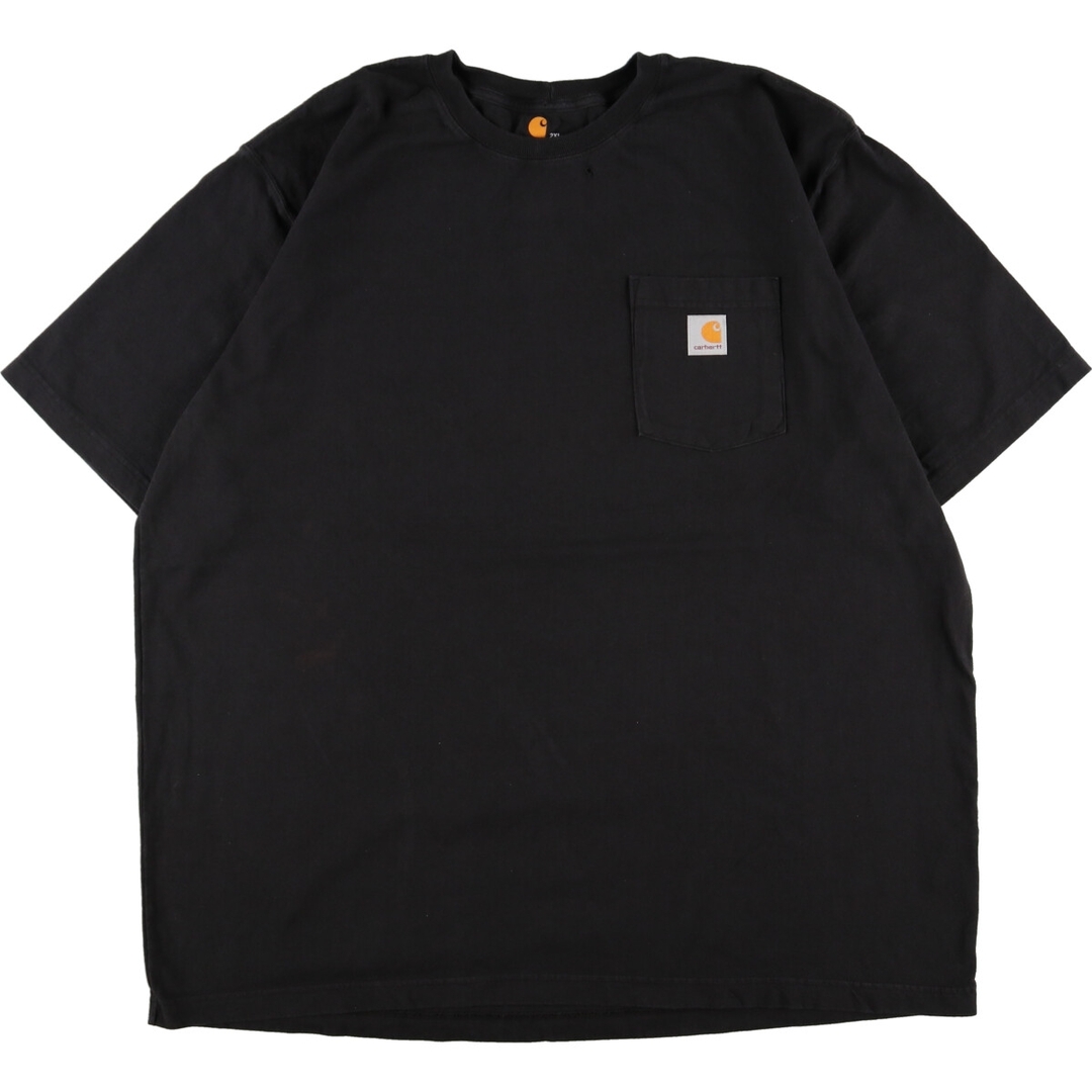 ビッグサイズ カーハート Carhartt ORIGINAL FIT 半袖 ワンポイントロゴポケットTシャツ メンズXXXL /eaa350732