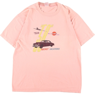 古着 90年代 Custo Line SPORTSWEAR プリントTシャツ USA製 メンズL ヴィンテージ /eaa350759(Tシャツ/カットソー(半袖/袖なし))