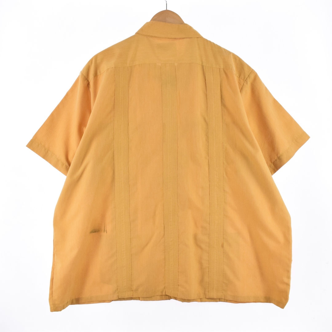 GUAYABERA 半袖 メキシカンシャツ キューバシャツ メンズXL /eaa350897