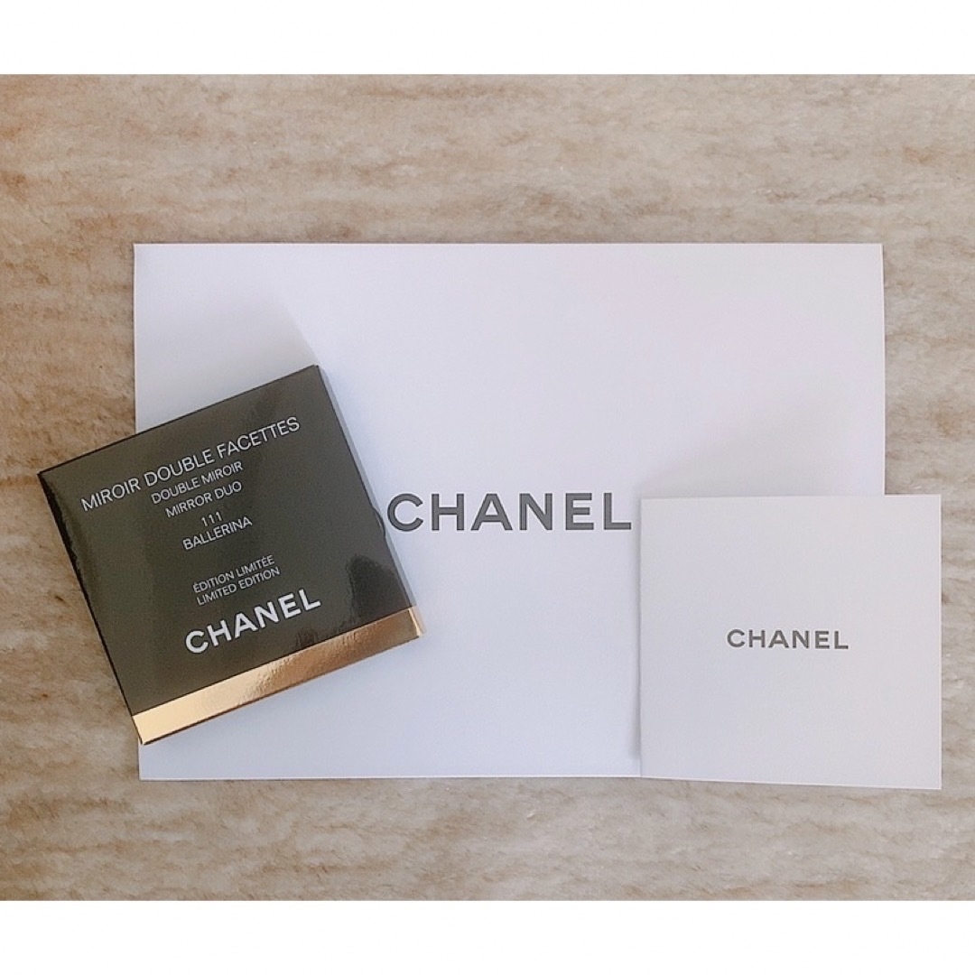 CHANEL   CHANEL シャネル ミラー  バレリーナ ピンク@巾着付♡の