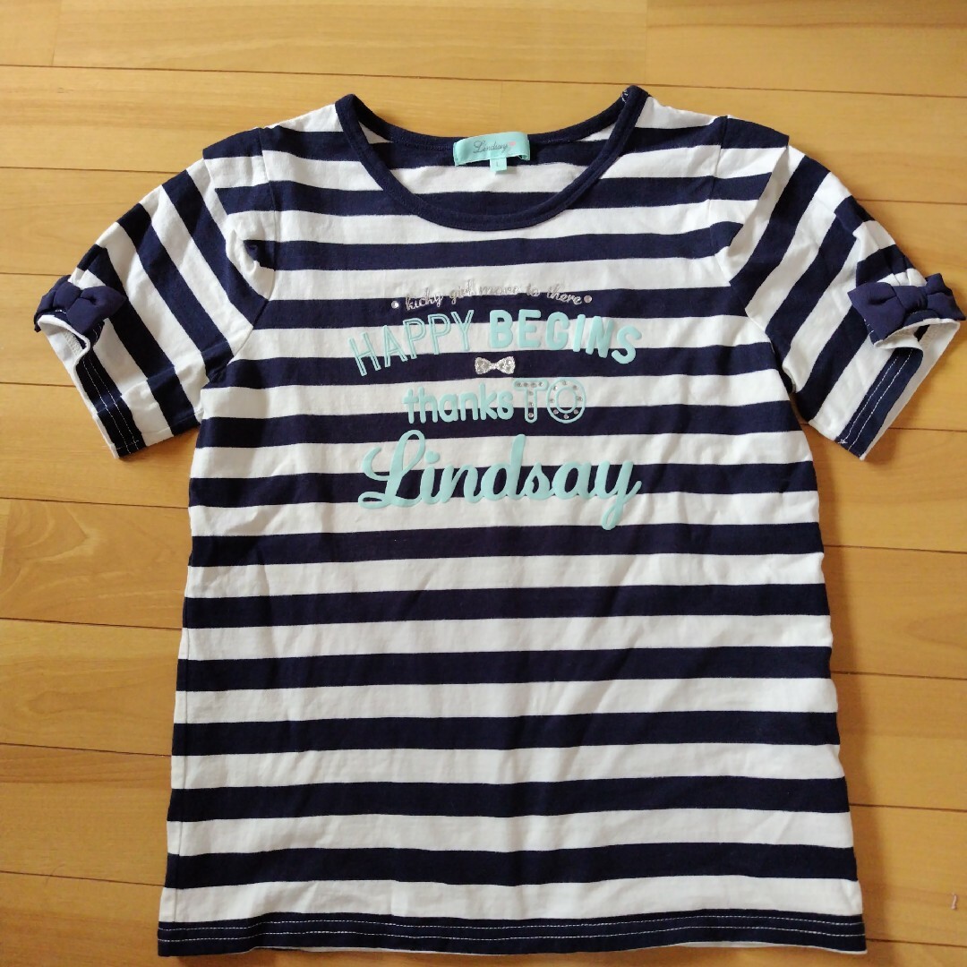 Lindsay(リンジィ)のLindsay リンジィ 半袖Tシャツ サイズ160 キッズ/ベビー/マタニティのキッズ服女の子用(90cm~)(Tシャツ/カットソー)の商品写真