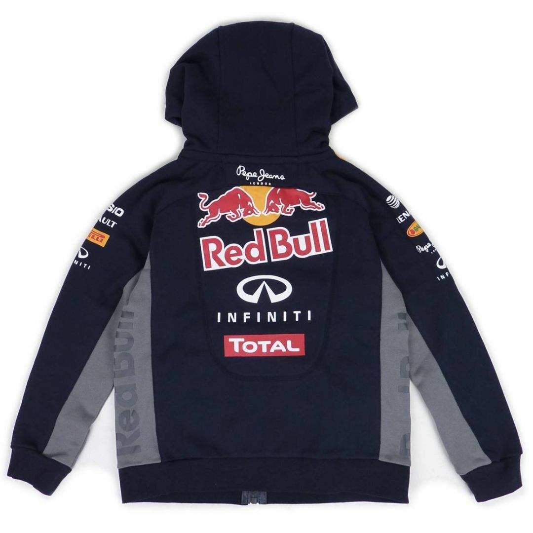 Pepe Jeans(ペペジーンズ)のペペジーンズ Red bull キッズサイズ ジップアップパーカー XL キッズ/ベビー/マタニティのキッズ服男の子用(90cm~)(ジャケット/上着)の商品写真