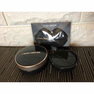 ローラメルシエ(laura mercier)のローラメルシエ クッションファンデ 2N1 & 1C1 &新品 パフ2個付セット(ファンデーション)