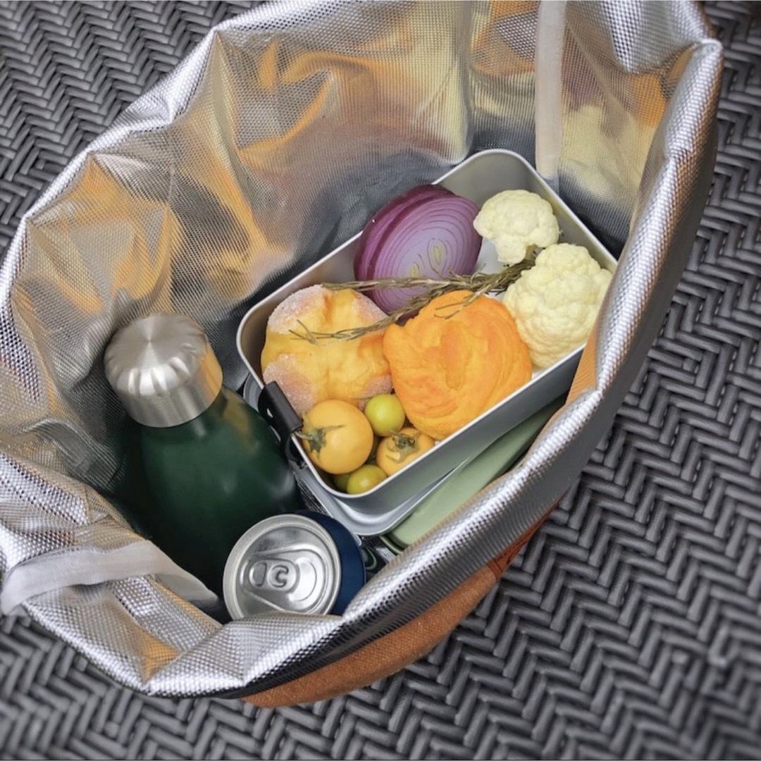 【ダルトン】ランチ バッグ レジャー お弁当 袋 保温 保冷 キャンプ キャメル