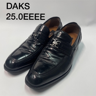 ダックス(DAKS)のダックス　DAKS　革靴　ビジネスシューズ　4E　25EEEE ブラック　上品(ドレス/ビジネス)