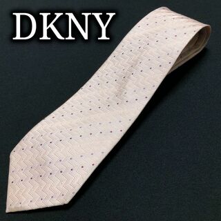 ダナキャランニューヨーク(DKNY)のDKNYダナキャラン ドットレジメンタル ピンク ネクタイ A103-A14(ネクタイ)