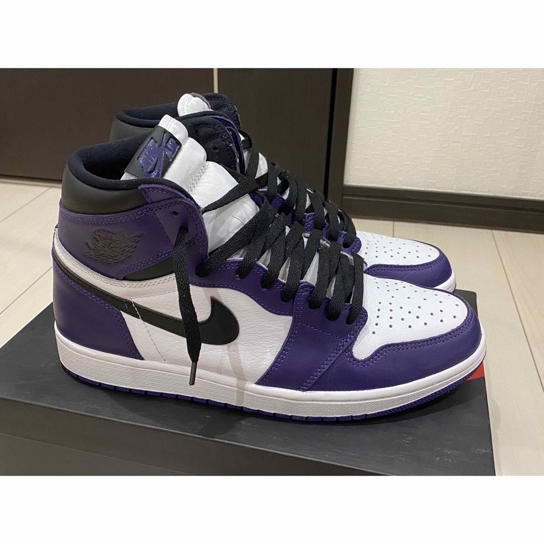 Nike AirJordan1 court purpleコートパープル　29cm