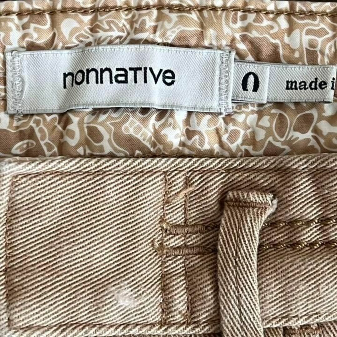 nonnative(ノンネイティブ)のノンネイティブ メンズ【F】テーパードジーンズ☆デニム コットン混☆茶系 メンズのパンツ(デニム/ジーンズ)の商品写真