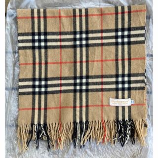 バーバリー(BURBERRY)の平成レトロ品　Burberrys ノバチェック カシミヤ マフラー ジャンク品　(マフラー/ショール)