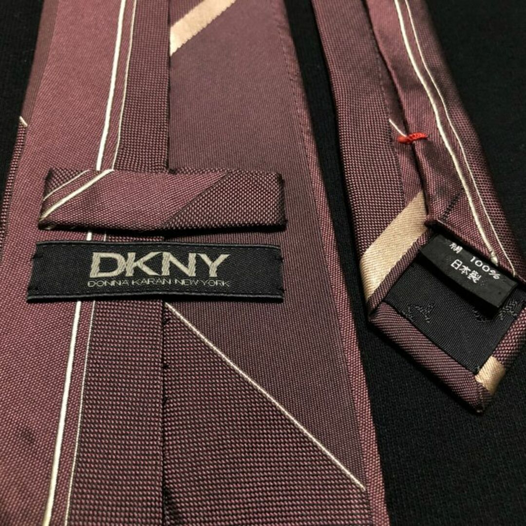 DKNY(ダナキャランニューヨーク)のDKNYダナキャラン ライン パープル ネクタイ A103-A15 メンズのファッション小物(ネクタイ)の商品写真