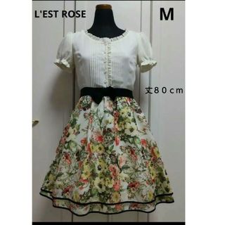 税込18900円❤️ LEST ROSE 【レストローズ】半袖ワンピース