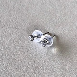 ダイヤモンドピアス　プラチナピアス 0.10ct pt900  ピアス(ピアス(両耳用))