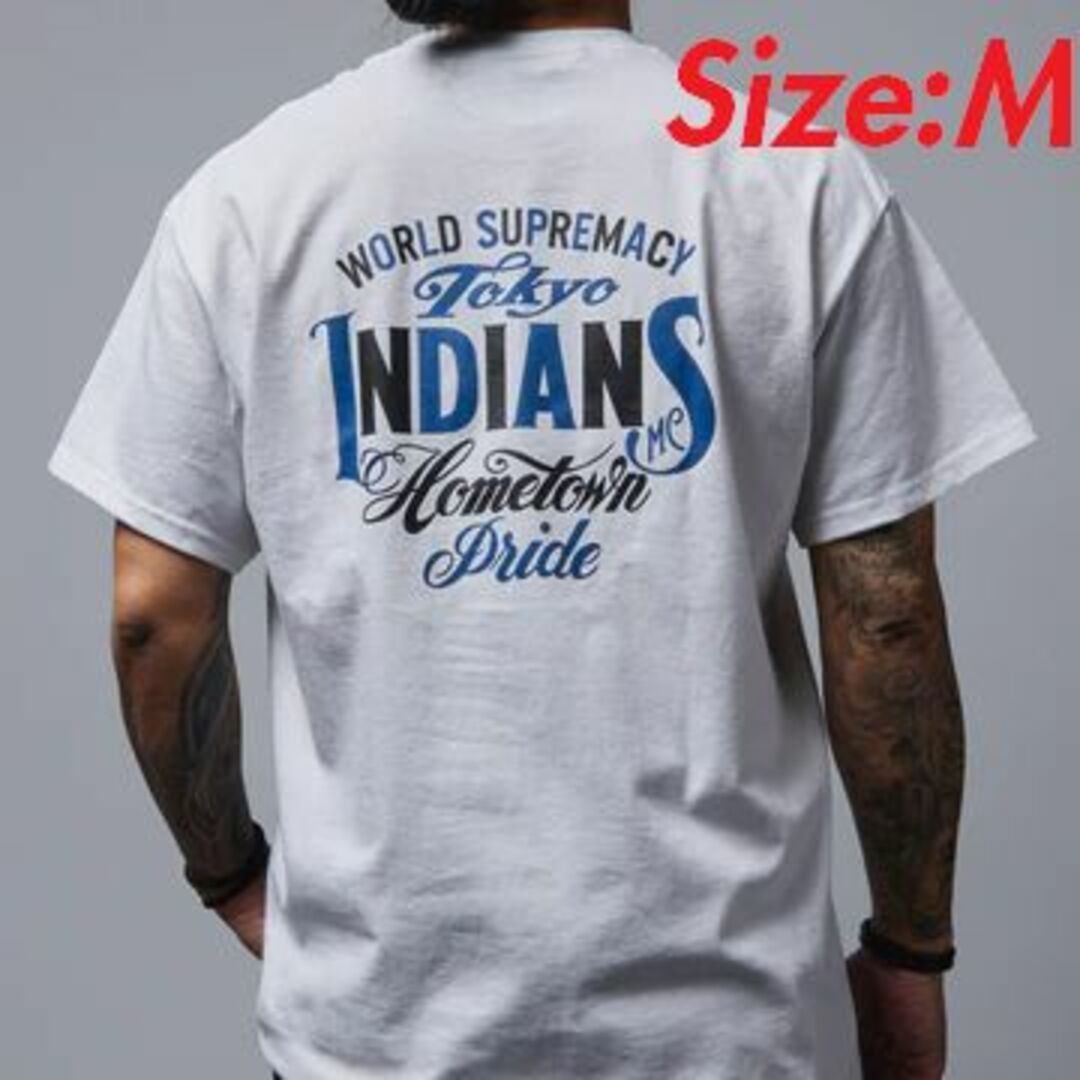 白サイズサイズ M Tokyo Indians TIMC ID-SST 03 Tシャツ①