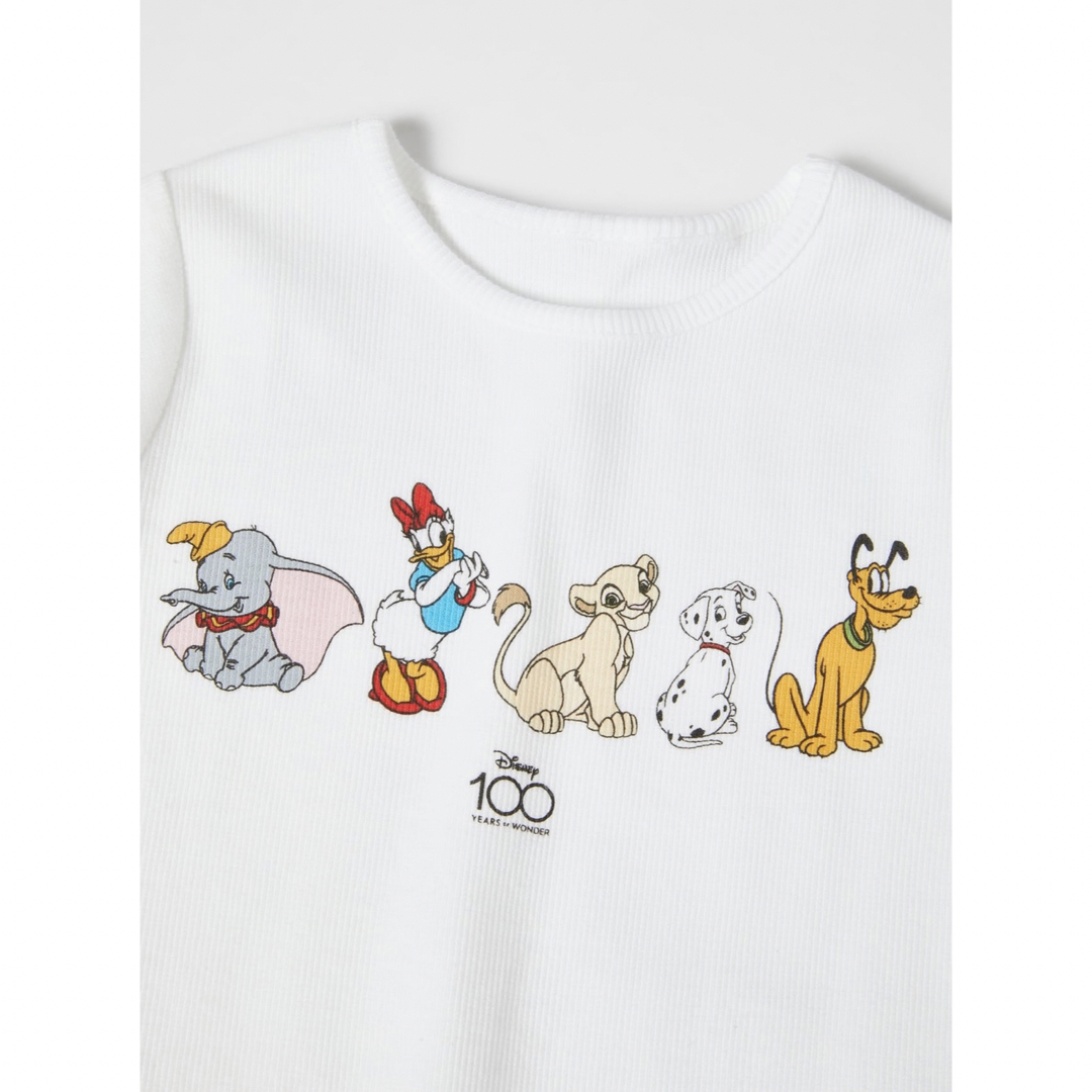 ZARA KIDS(ザラキッズ)のザラ ベビー ディズニー デイジー フレンズ Tシャツ キッズ/ベビー/マタニティのキッズ服女の子用(90cm~)(Tシャツ/カットソー)の商品写真