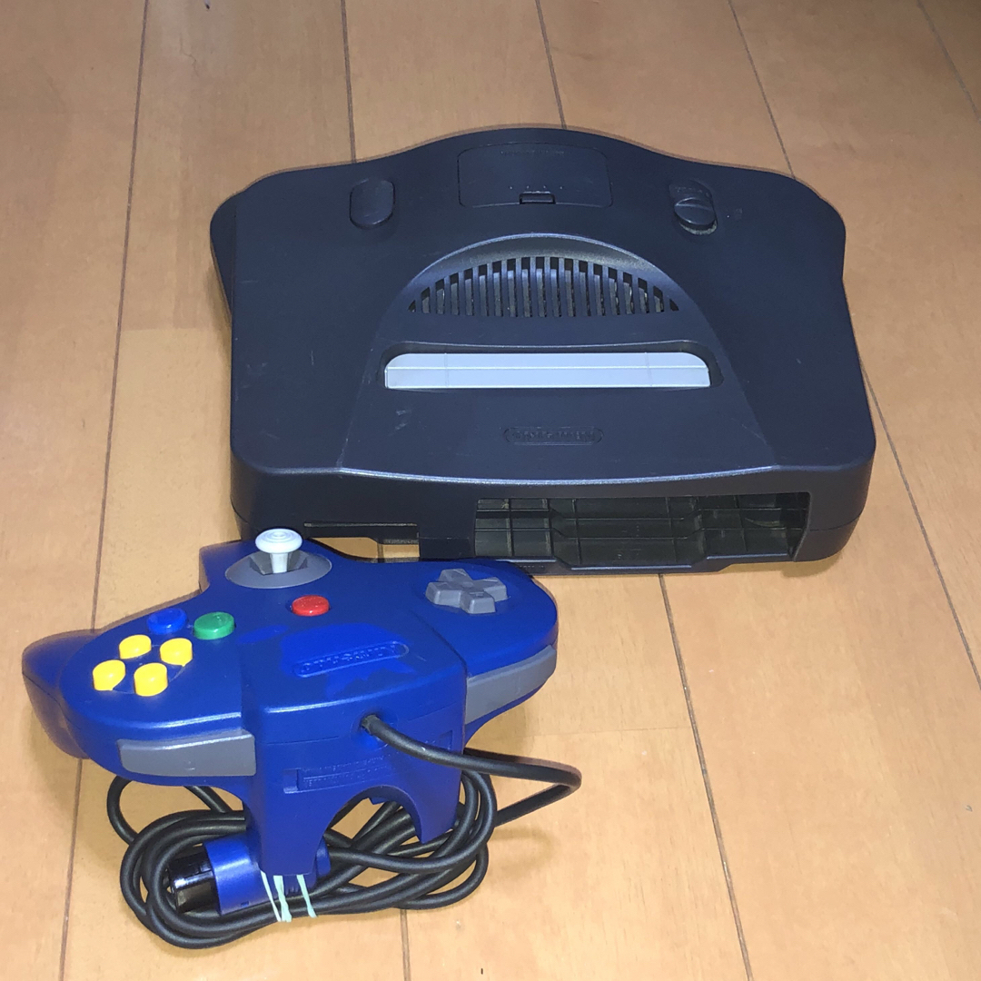 NINTENDO 64(ニンテンドウ64)のNintendo64 すぐ遊べる本体セット ぷよぷよSUN パワプロ4 エンタメ/ホビーのゲームソフト/ゲーム機本体(家庭用ゲーム機本体)の商品写真