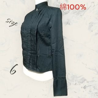 バーバリー(BURBERRY)の11 バーバリー 紺 ロング シャツ コルセット調 シンプル 少々難あり(シャツ/ブラウス(長袖/七分))