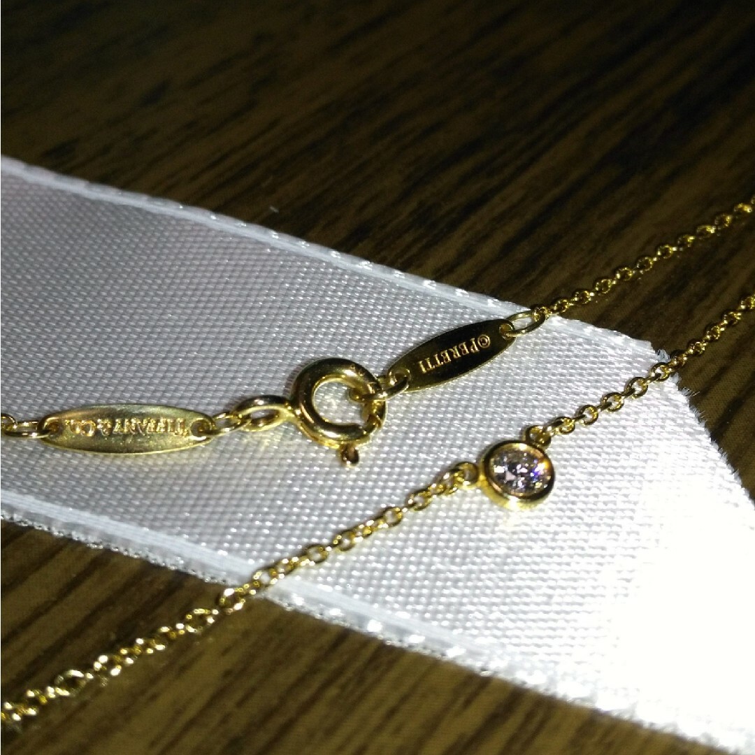 Tiffany 18金イエローゴールド バイザヤード ネックレス ネックレス