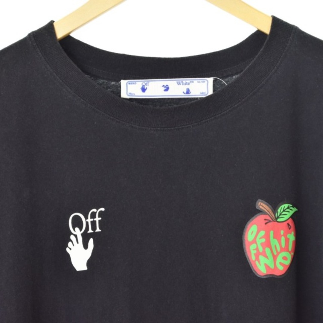 オフホワイト Tシャツ apple