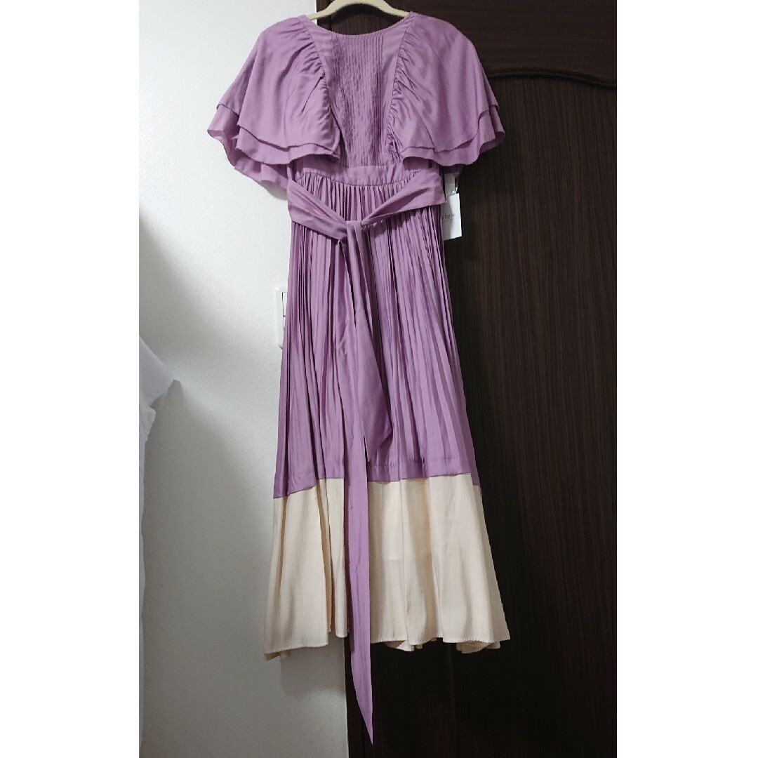 Two-Tone Double Sleeve Dress herlipto