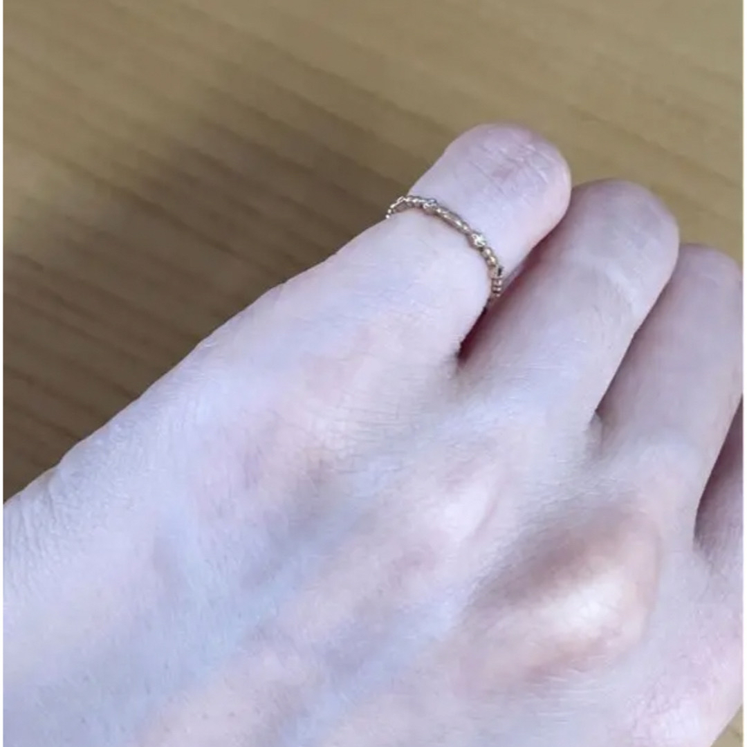 オレフィーチェ クラリスピンキーリング K18PG 0号 レディースのアクセサリー(リング(指輪))の商品写真