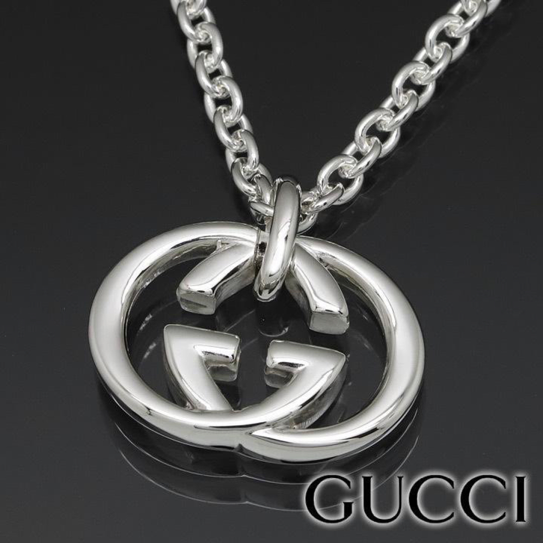 Gucci(グッチ)のグッチ ネックレス Gロゴ Ag925 190484 J8400 8106 メンズのアクセサリー(ネックレス)の商品写真