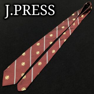 ジェイプレス(J.PRESS)のジェイプレス レジメンタル レッド ネクタイ キッズネクタイ A103-B20(ネクタイ)