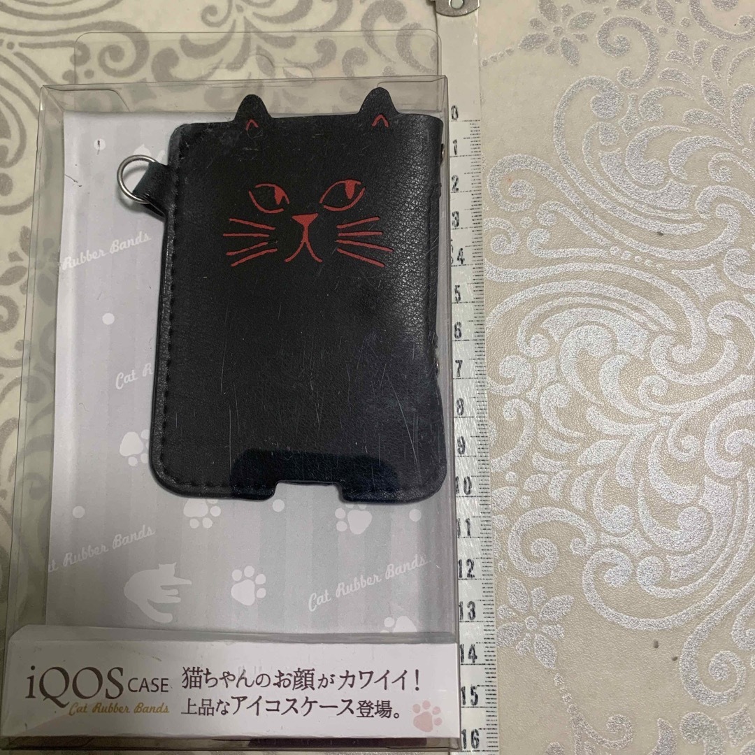 IQOS(アイコス)の【未使用】 iQOSケース　ネコ アイコスケース 猫ちゃん　レッド その他のその他(その他)の商品写真