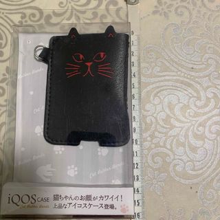 アイコス(IQOS)の【未使用】 iQOSケース　ネコ アイコスケース 猫ちゃん　レッド(その他)