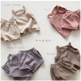 anggo ワッフルセットアップ(Tシャツ/カットソー)