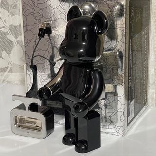 ベアブリック(BE@RBRICK)のBE@BRICK speaker system black & silver(スピーカー)