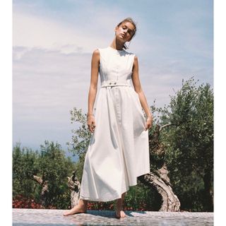 ZARA アシンメトリー丈ワンピース　xs