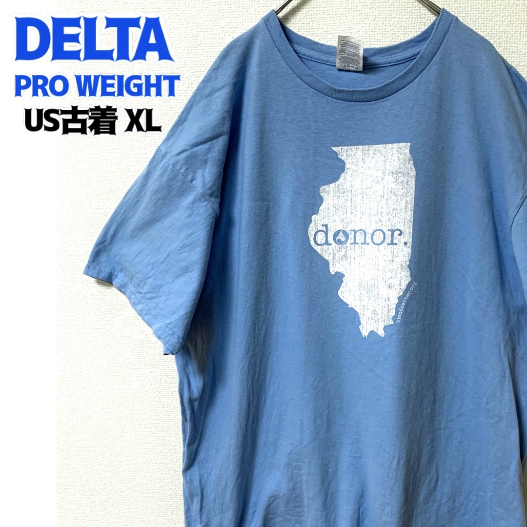 US古着 DELTA デルタ Tシャツ プリント XL ゆるだぼ ヴィンテージ | フリマアプリ ラクマ