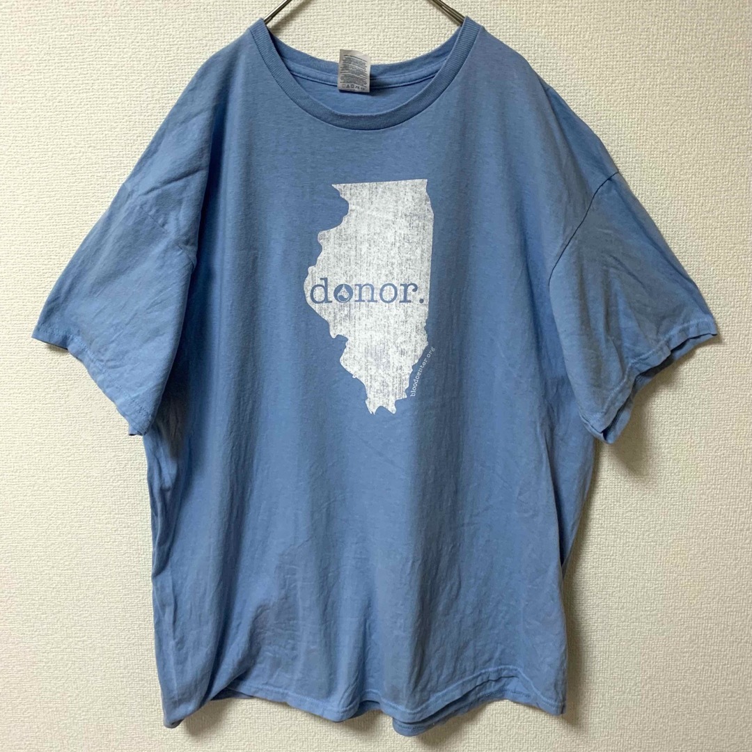DELTA(デルタ)のUS古着 DELTA デルタ Tシャツ プリント XL ゆるだぼ ヴィンテージ メンズのトップス(Tシャツ/カットソー(半袖/袖なし))の商品写真